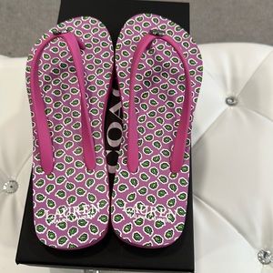 ***NWOT*** Lauren Ralph Lauren Pink & Purple Flip Flops
